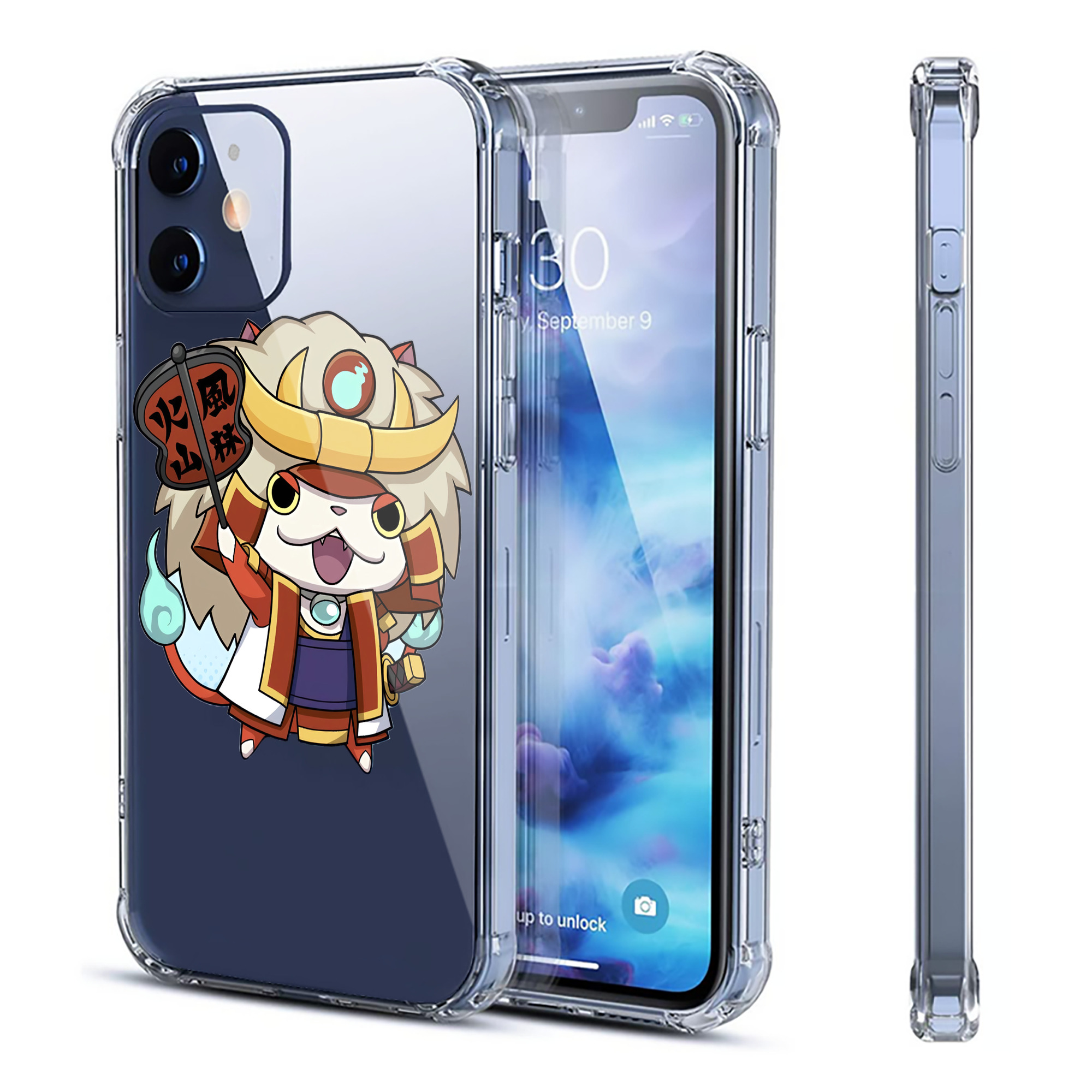 （画像用） 妖怪ウォッチ Yo-kai Watch 【iPhone 12シリーズ対応】透明スマホケース（クリアソフトケース）